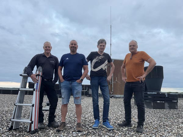 het antennekabel team